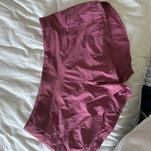 lululemon athletica Pink Athletic Shorts Lightweight Relaxed Fit